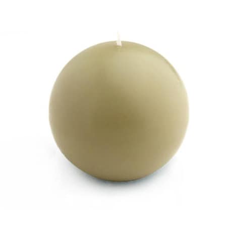 Zest Candle 4 in. Sage Green Ball Candles, 2PK CBZ-032